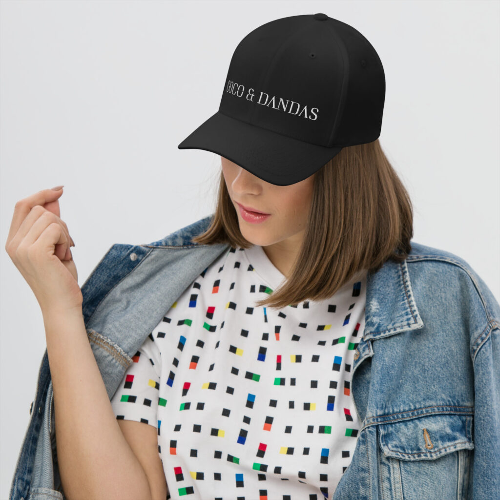 structured twill cap