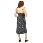 robe midi à bretelles
