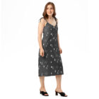 robe midi à bretelles