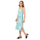 robe midi à bretelles