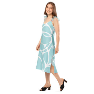 robe midi à bretelles