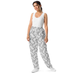 pantalon de sport large all over