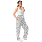 pantalon de sport large all over