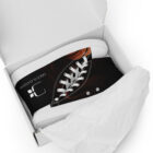 baskets hautes en toile homme