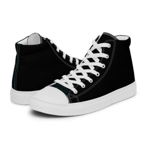baskets hautes en toile homme