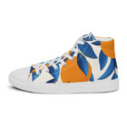 baskets hautes en toile homme