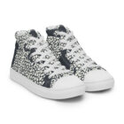 baskets hautes en toile homme