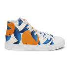 baskets hautes en toile homme