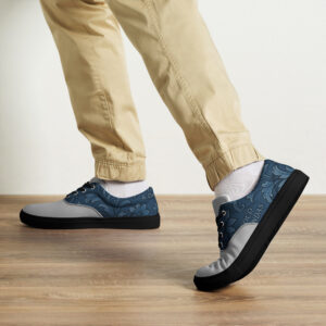 tennis en toile avec lacets homme