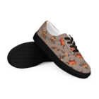 tennis en toile avec lacets homme