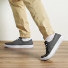 tennis en toile avec lacets homme