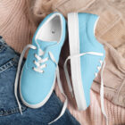 tennis en toile avec lacets homme