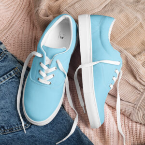 tennis en toile avec lacets homme