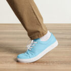tennis en toile avec lacets homme