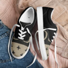 tennis en toile avec lacets homme