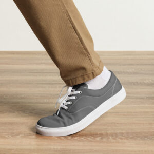 tennis en toile avec lacets homme