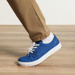 tennis en toile avec lacets homme