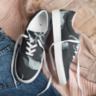 tennis en toile avec lacets homme