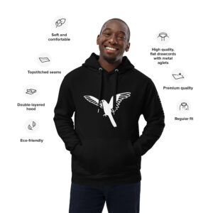 sweat à capuche premium écologique
