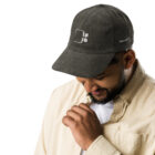 casquette en velours côtelé