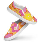 tennis en toile sans lacets femme