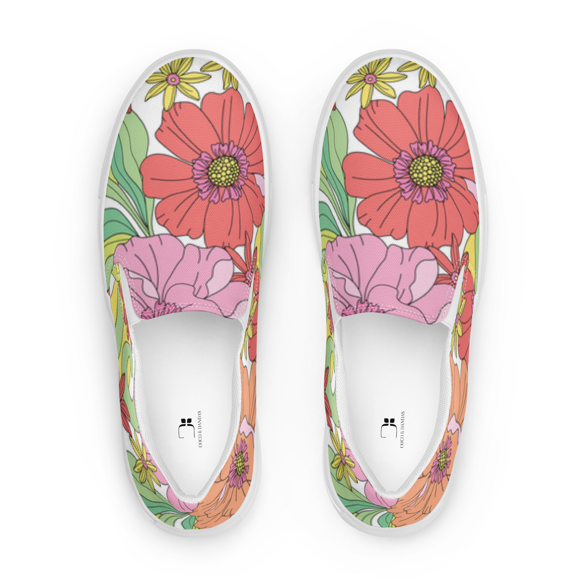 tennis en toile sans lacets femme