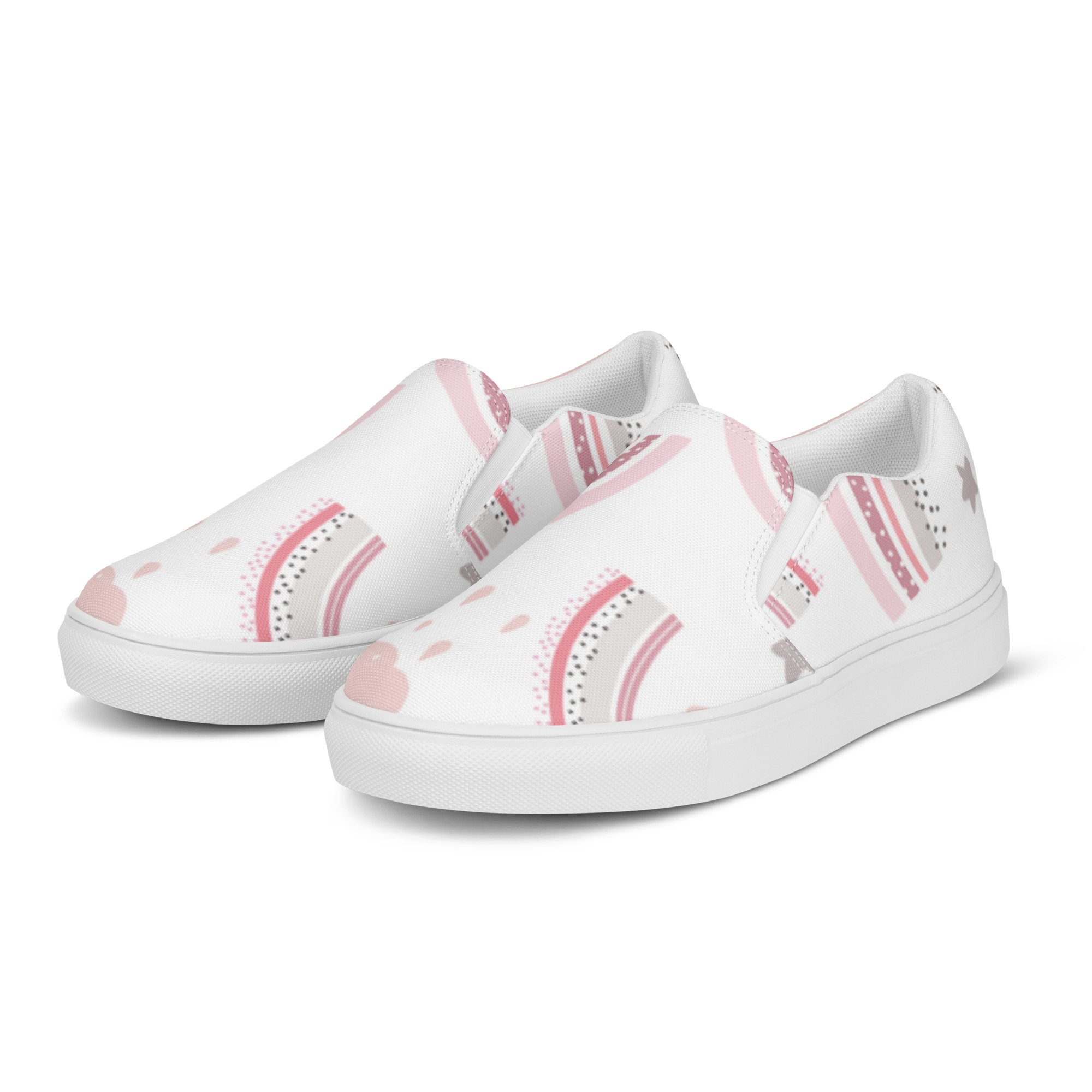 tennis en toile sans lacets femme
