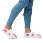 tennis en toile sans lacets femme