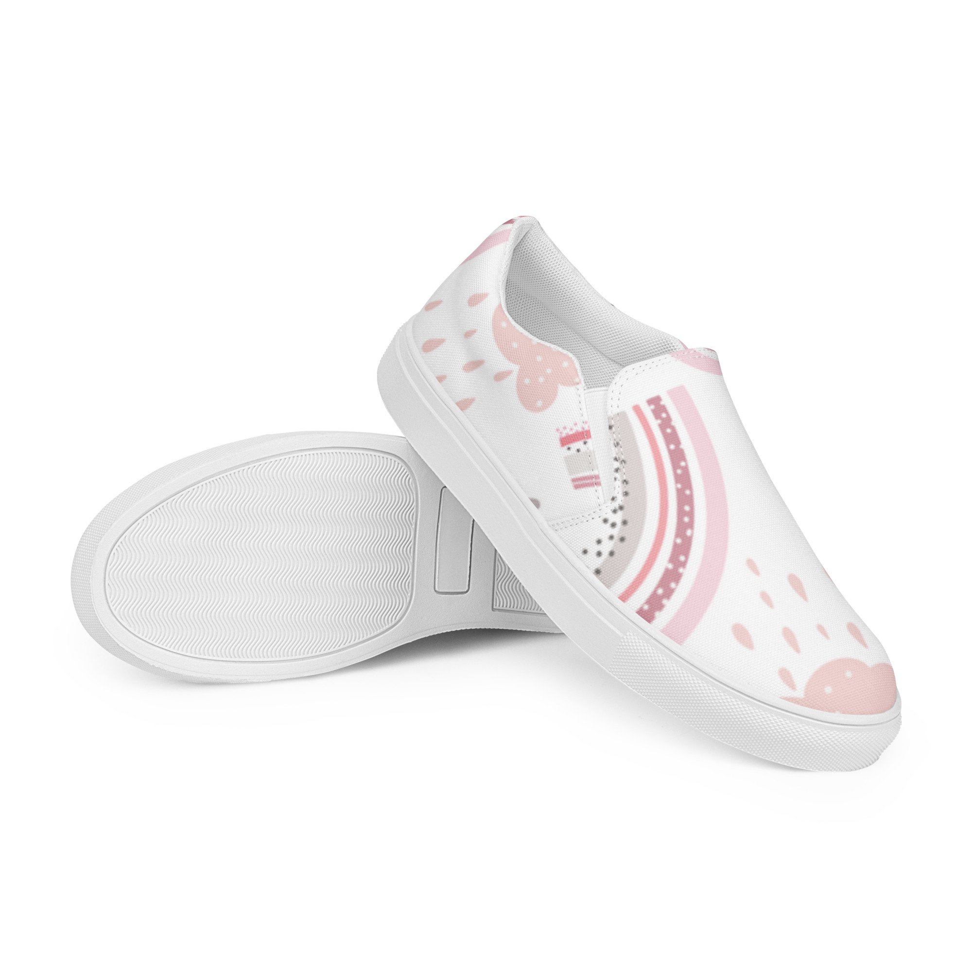 tennis en toile sans lacets femme
