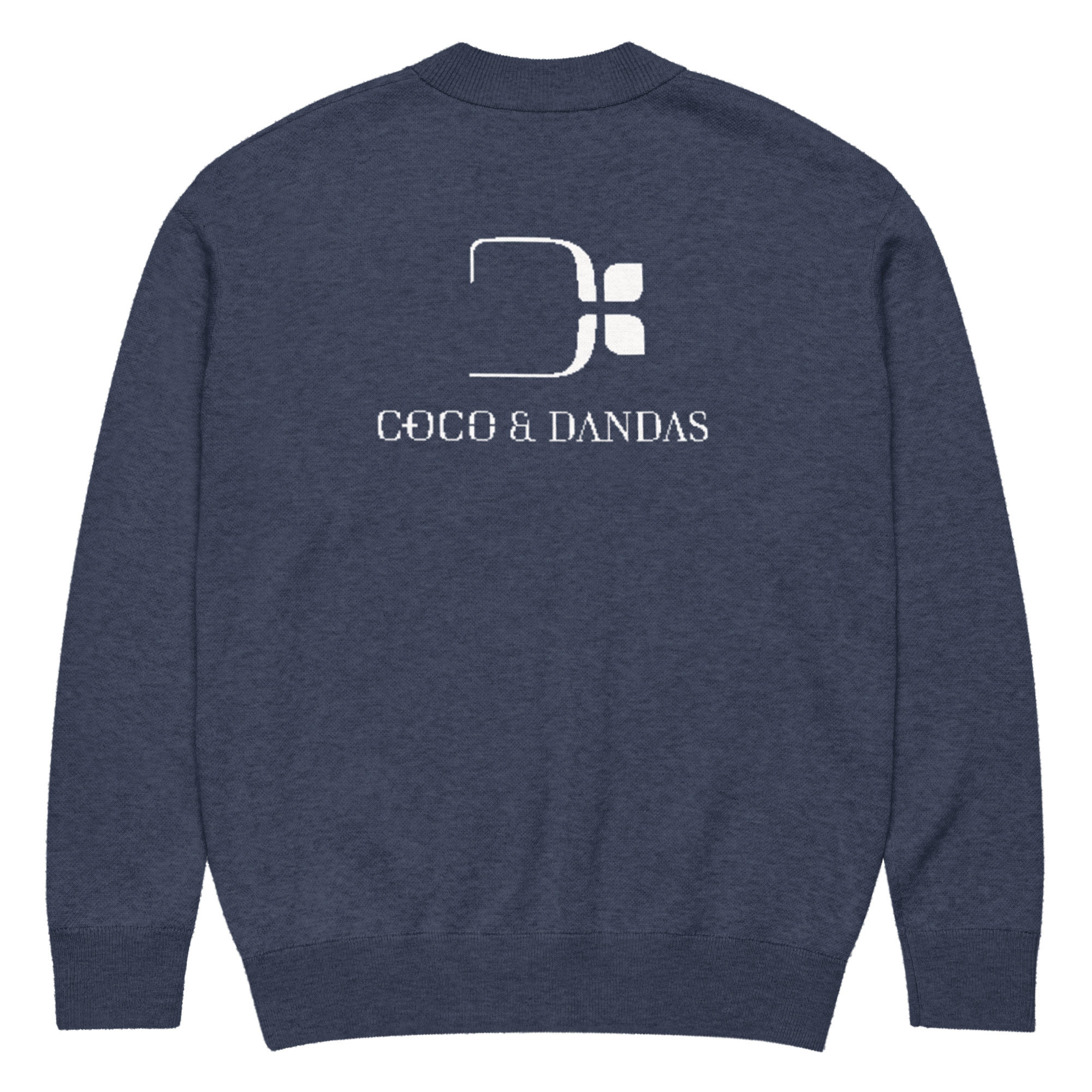 gilet en tricot bleu marine classique