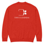 gilet en tricot rouge classique