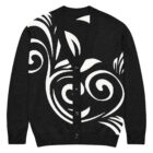 gilet en tricot noir rd