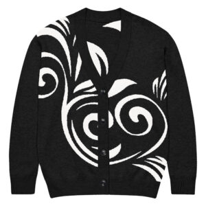 gilet en tricot noir rd