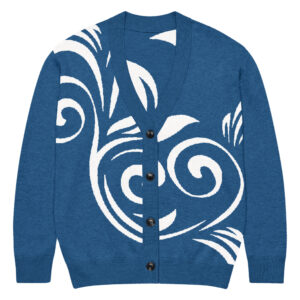 gilet en tricot bleu rd