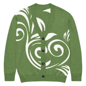 gilet en tricot vert rd