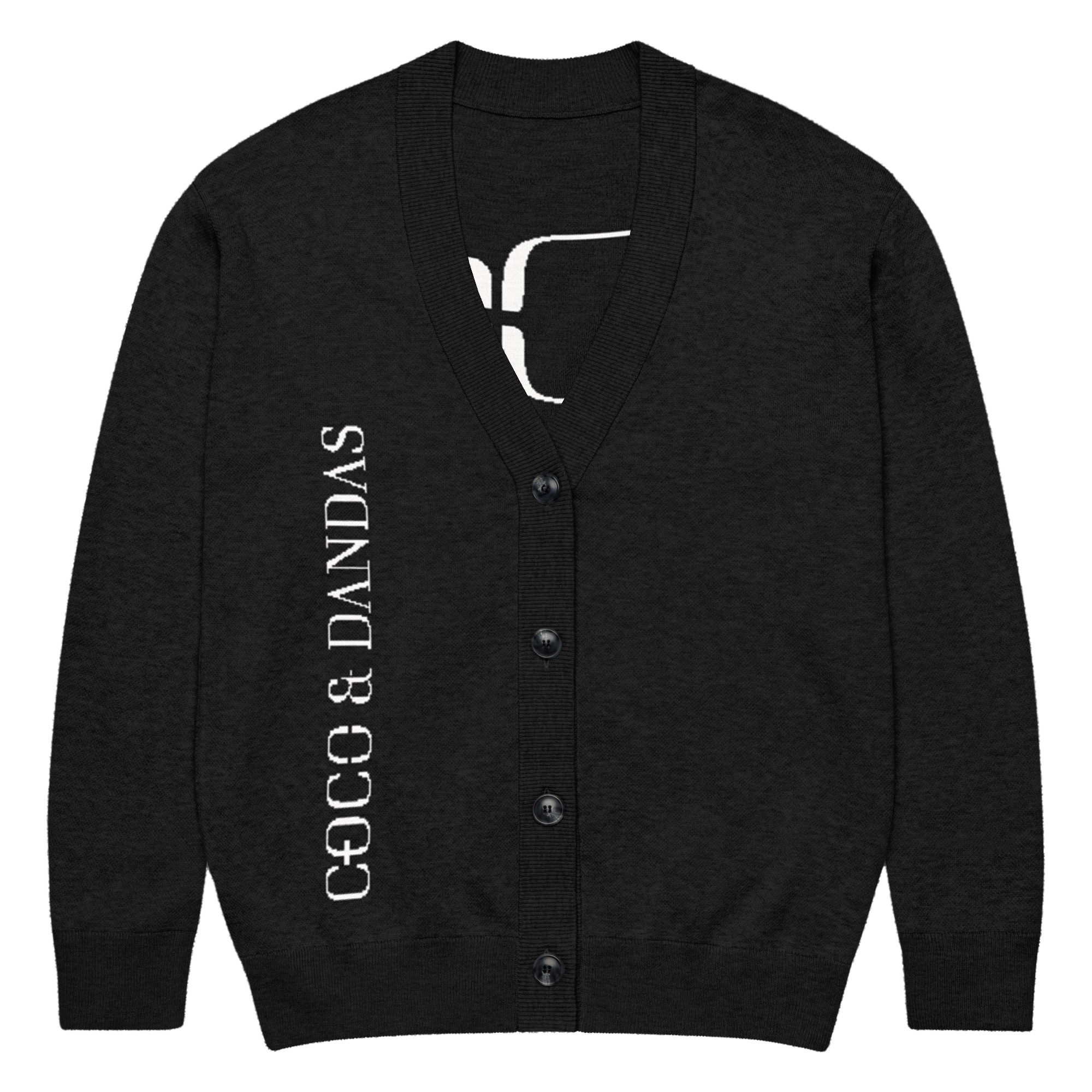 gilet en tricot noir classique