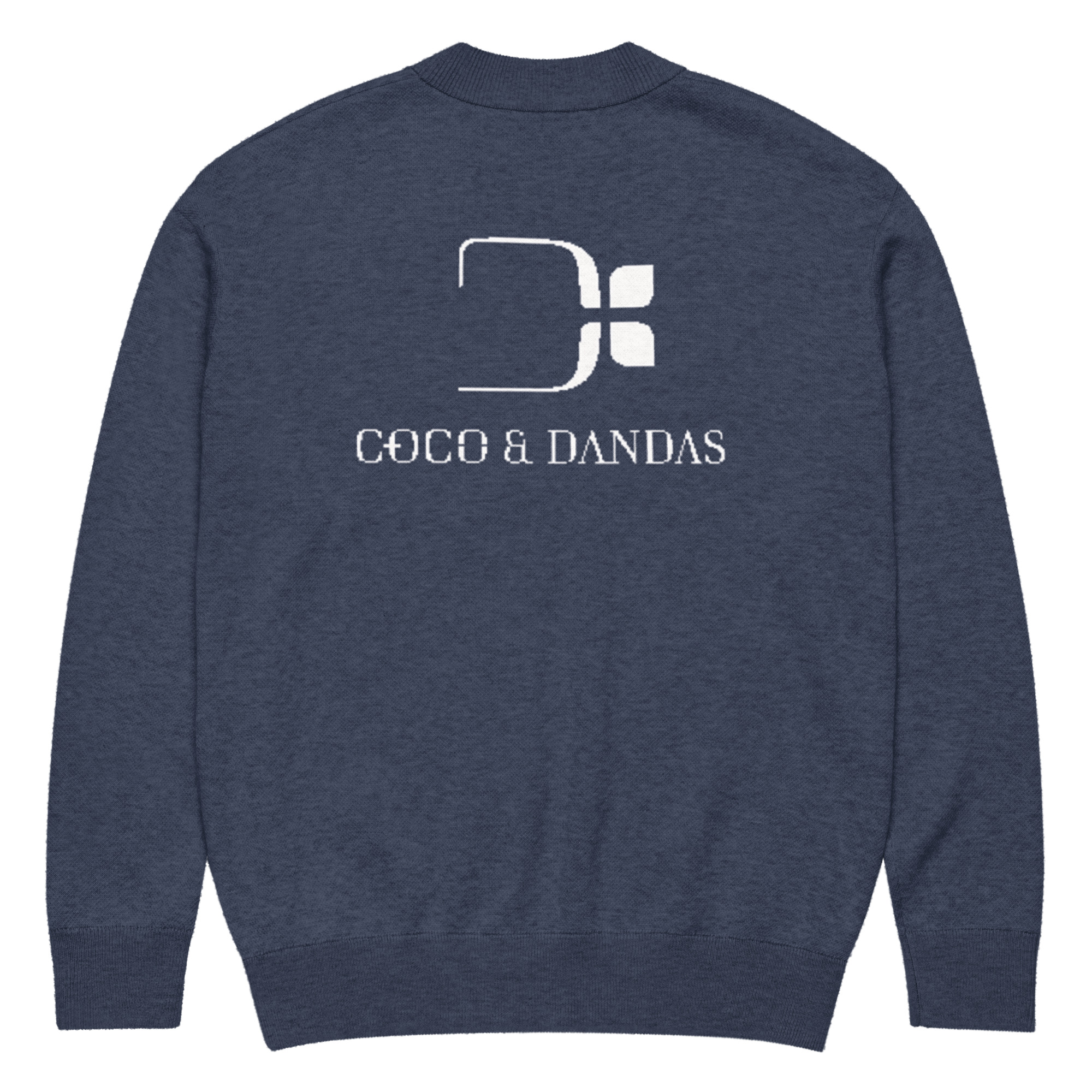 gilet en tricot bleu marine classique