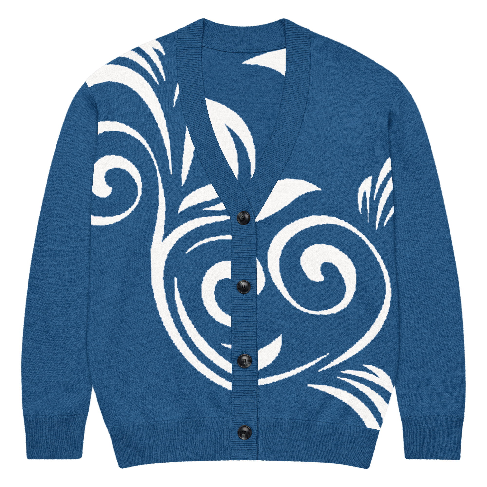 gilet en tricot bleu rd