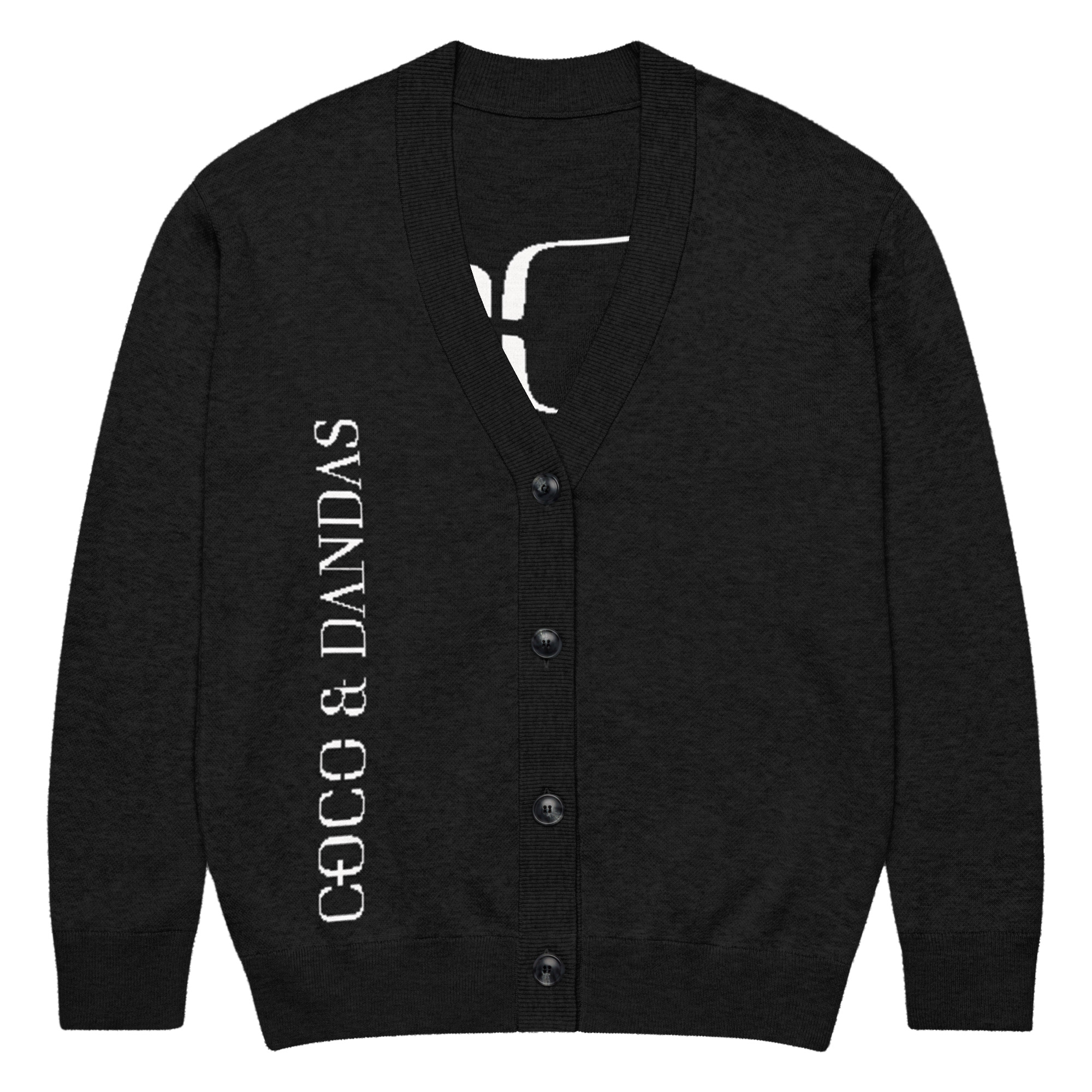 gilet en tricot noir classique