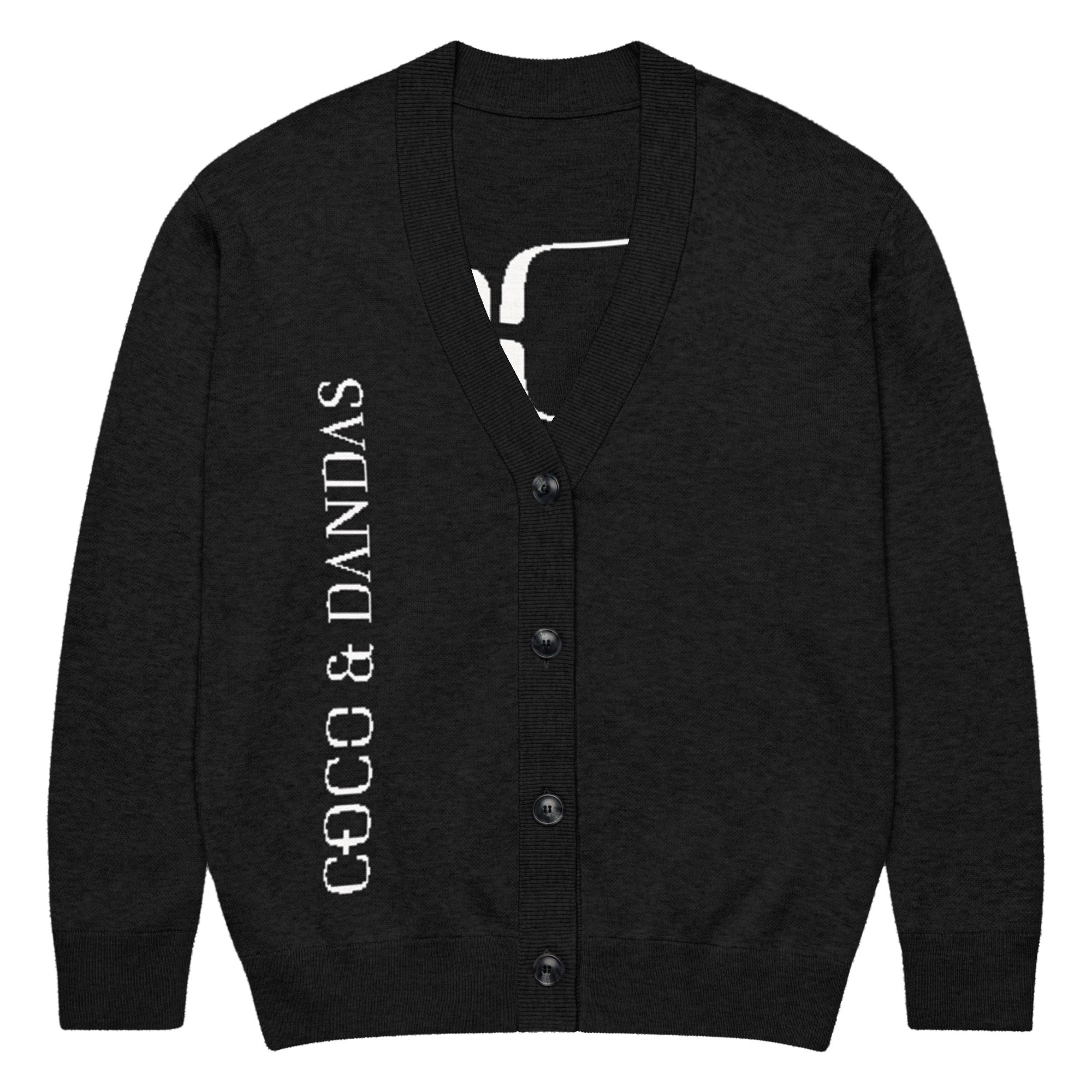 gilet en tricot noir classique