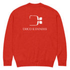 gilet en tricot rouge classique