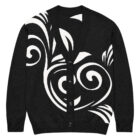 gilet en tricot noir rd