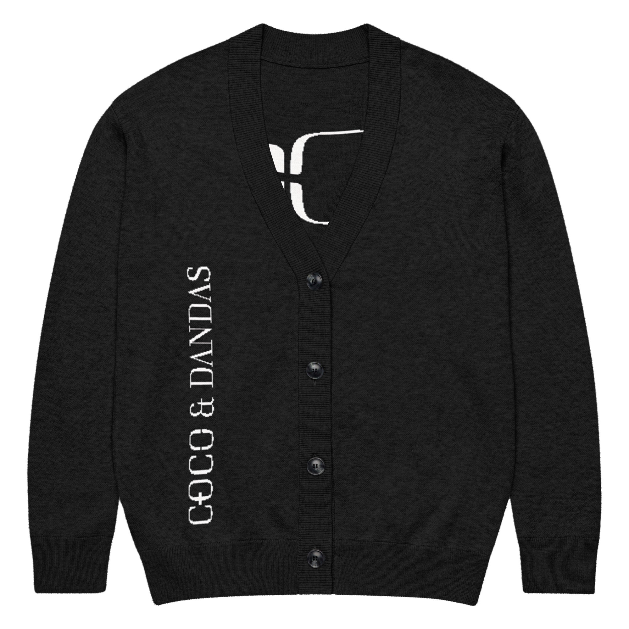 gilet en tricot noir classique