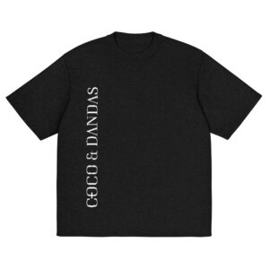 t shirt classique en maille noir