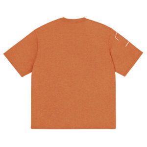 t shirt classique en maille orangé
